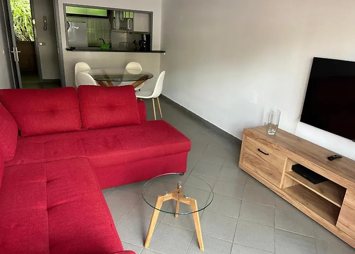 Playa Jardin Terrassenwohnung Mit Pool , 100 Meter Zum * 拉克鲁斯